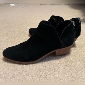 BP Black Suede Ankle Booties